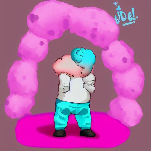 AL STANDING BUBBS (AL2052_V2_PINK)