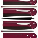 KNIVES ASSORTED DESIGNS(13422)