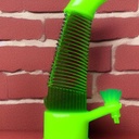 SLIME HONE COMB DESIGNED WATERPIPE(AL1024 _PI)