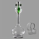8 IN GLASS BONGS & RING  (ITEM_RC_90027)