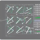 14 IN COSINE CLUSTER BONG (ITEM_LOGO_50028)